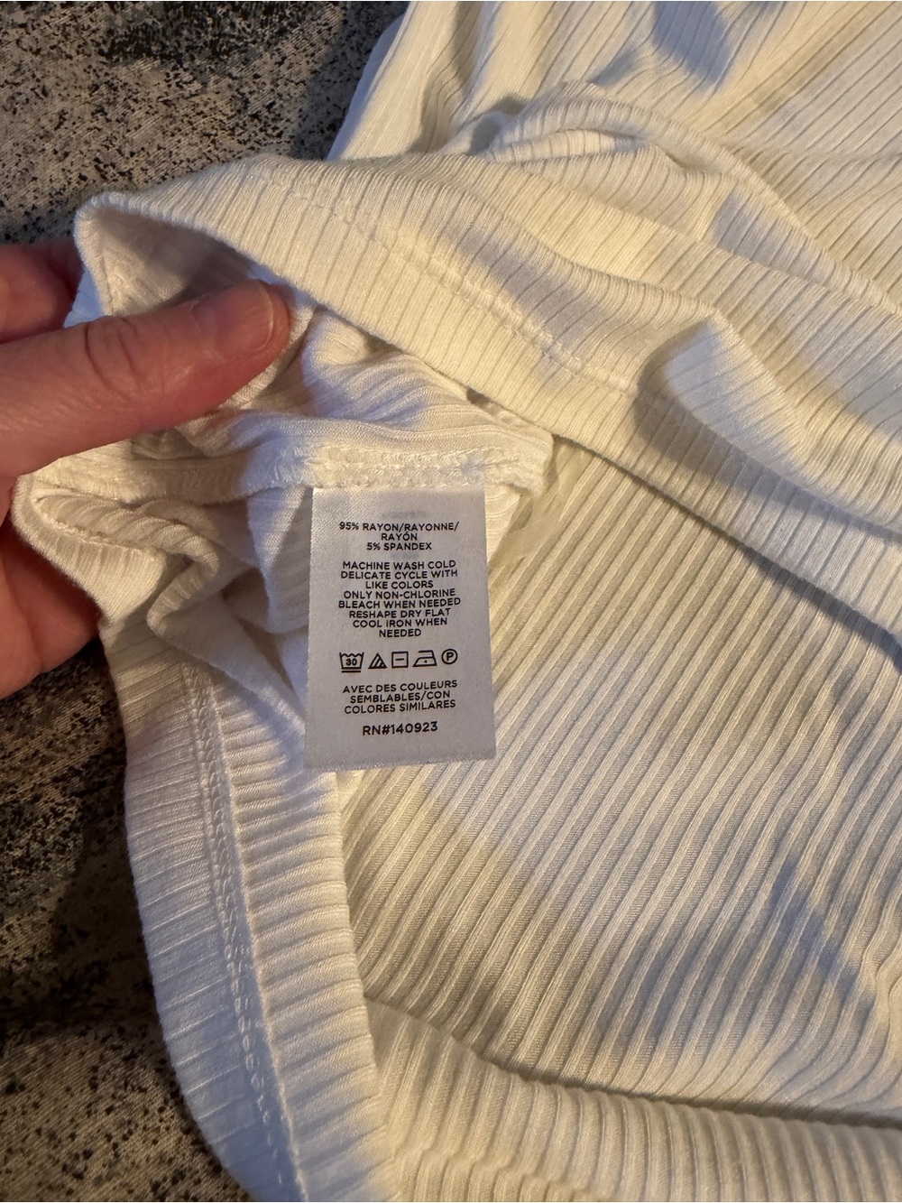 LOFT White Top One-Shoulder Ruffle - Picture 5 of 5